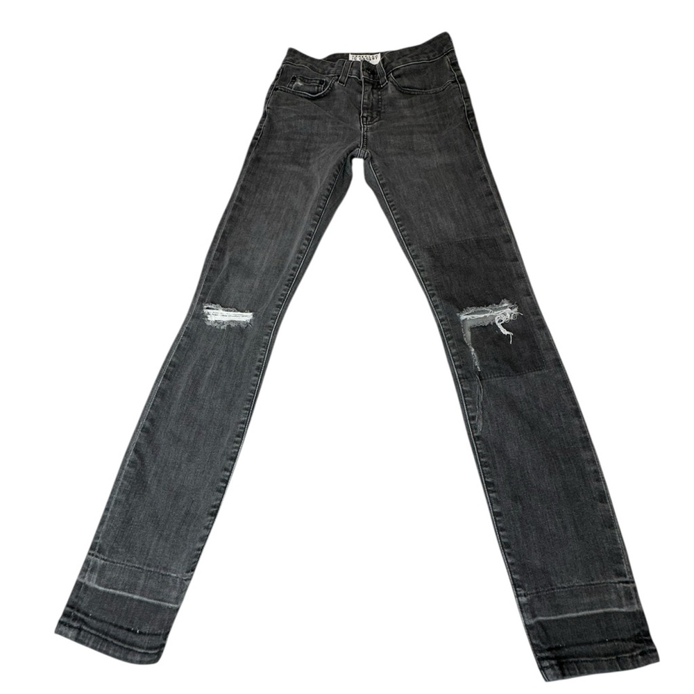 Derek Lam 10 Crosby Jeans Womens 24 Devi Mid Rise Authentic Skinny Black